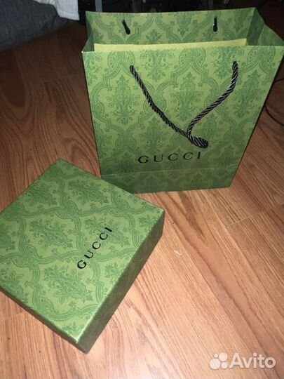Оригинальный пакет и коробочка gucci