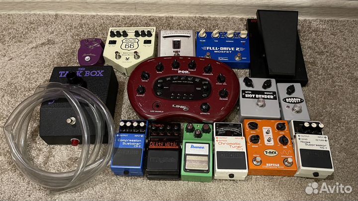 Гитарные педали Педалборд Guitar Pedals Pedalboard