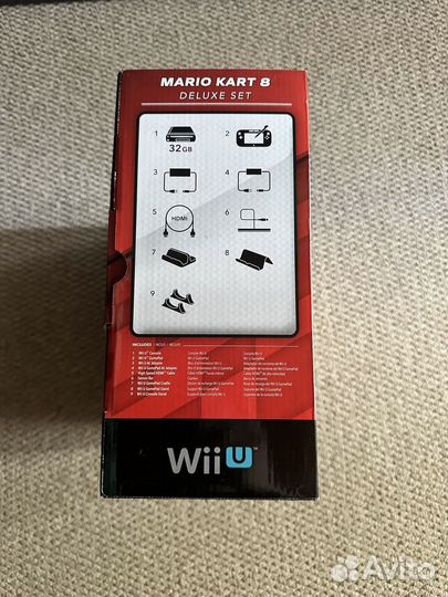 Nintendo Wii U Deluxe Set Mario Kart Новый