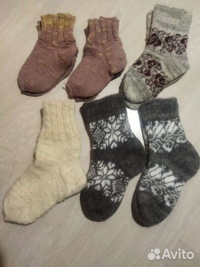 Шерстяные носки детские