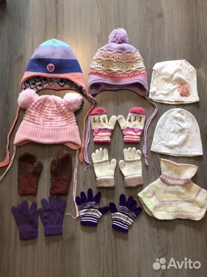 Шапки варежки манишка