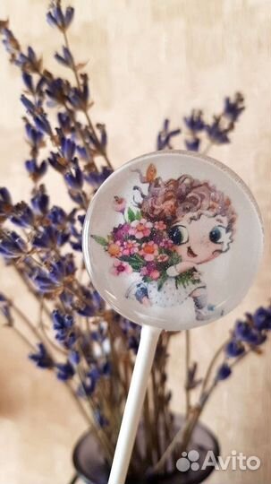 Леденцы на палочке ручной работы, карамель