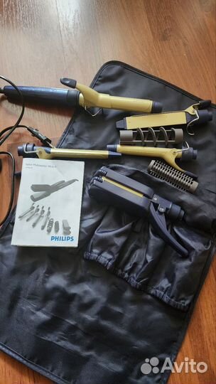 Выпрямитель плойка philips с насадками гофре
