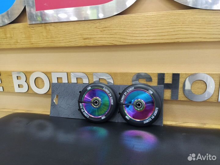 Колесо skip WHL15 110x24mm неохром