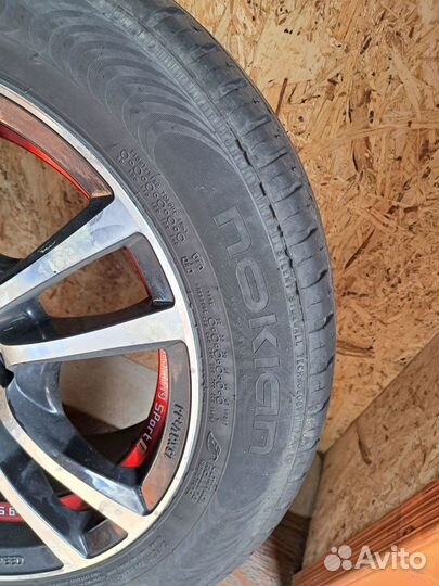 Колеса в сборе 185/60 r15 5x100 лето на дисках