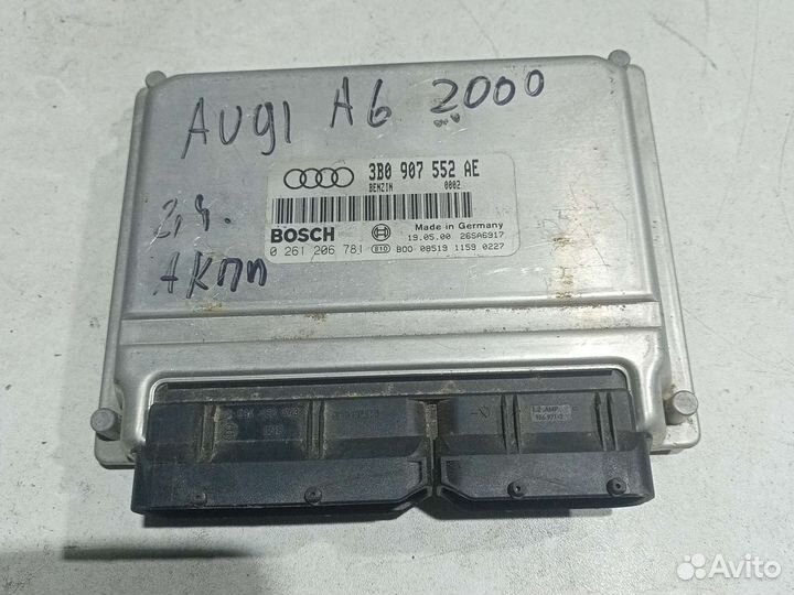 Блок управления двигателем audi a6 3B0907552AE