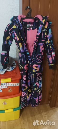 Зимний комбинезон для девочки 146 playtoday