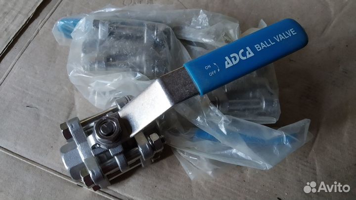 Кран шаровый нержавеющий adca