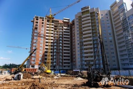 Ход строительства ЖК «Лазурный» 3 квартал 2022