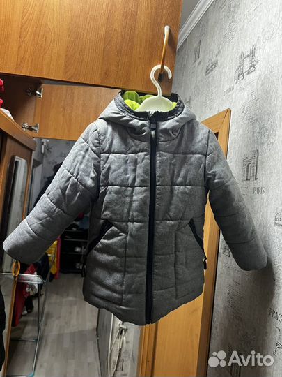 Зимняя куртка для мальчика 110 116