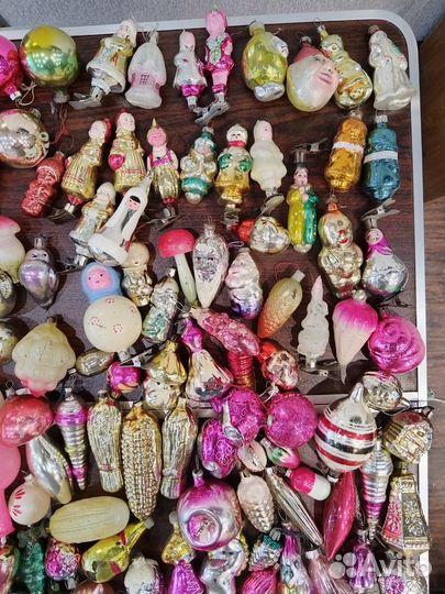 Новогодние игрушки СССР гирлянды