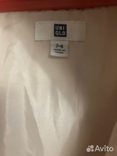 Uniqlo пуховик детский