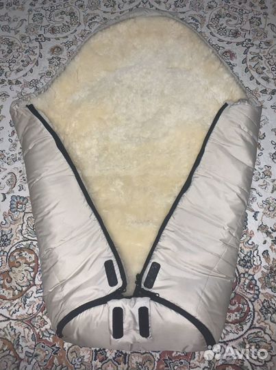 Конверт на выписку зимний с мехом Kaiser