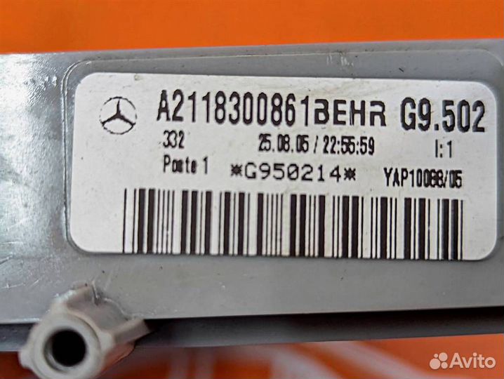 Догреватель печки w211 E-class 271.941 10.2005