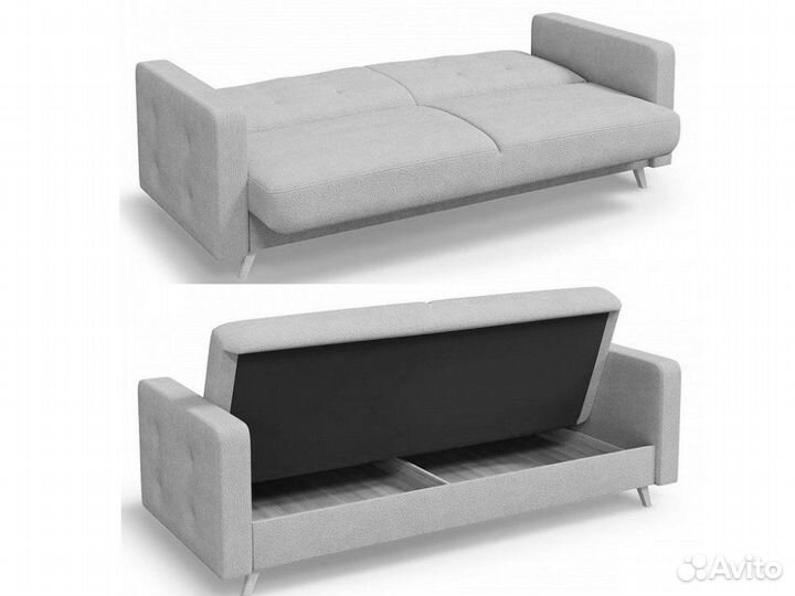 Диван Памир букле Барни серый