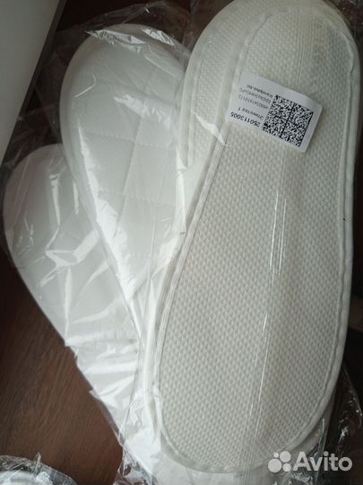 Тапочки одноразовые гостиничные стеганые 41-46