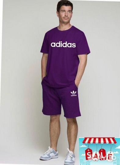 Спортивный костюм Adidas (Футболка+шорты)