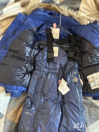 Куртка и штаны пуховые Moncler оригинал 116 см