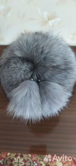 Шапка из песца женская