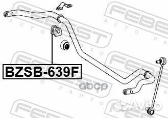 Втулка переднего стабилизатора D24 bzsb-639f Fe