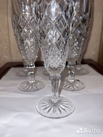 Хрустальные фужеры Чехия
