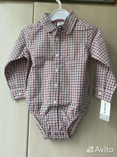 Рубашка и джинсы 92