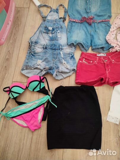 Одежда для девочки, 146 рост, джинсовый костюм