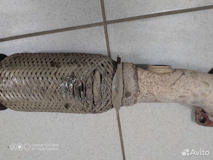 Приемная труба chevrolet lanos