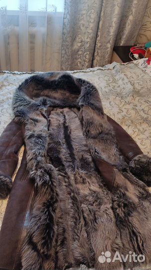 Дубленка натуральная женская 46