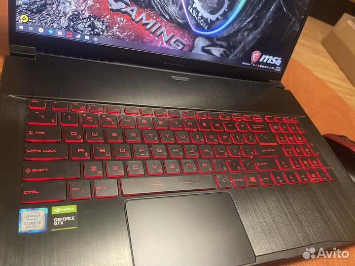 Игровой ноутбук msi 17.3 ips 144гц