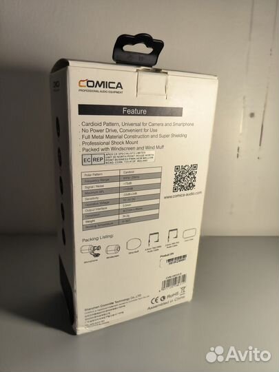 Микрофон Comica CVM-VM10II