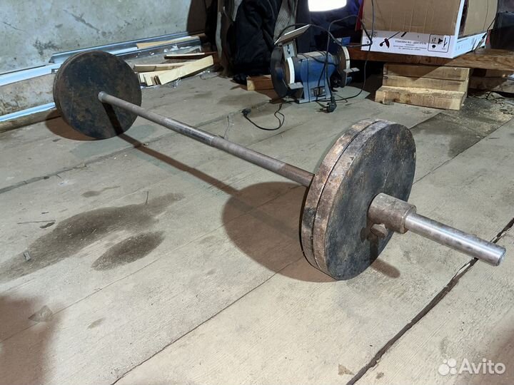 Штанга гриф блины