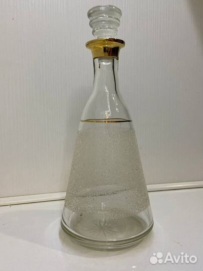 Графин с рюмками и стаканами СССР