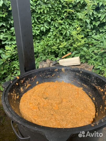 Кабачковая икра, очень вкусная На костре