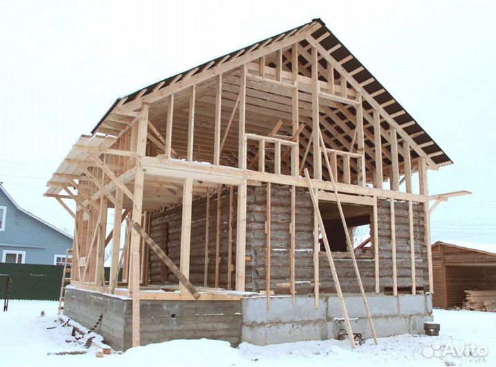 Строители, местная бригада