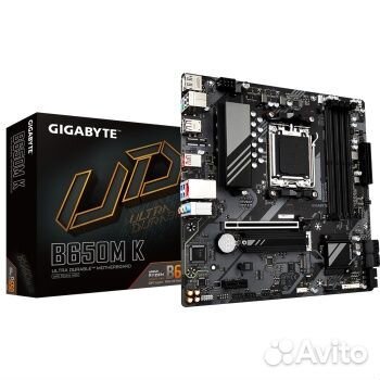 Gigabyte B650M K, Socket AM5 новая с гарантией