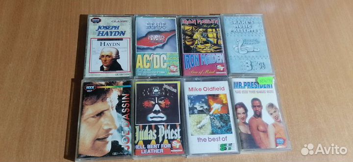 8 аудиокассет. Пиратки