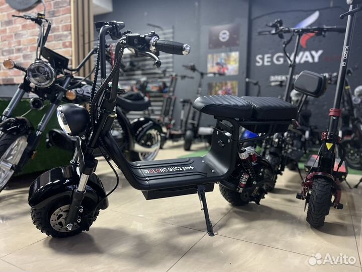 Электросамокат двухместный 800w