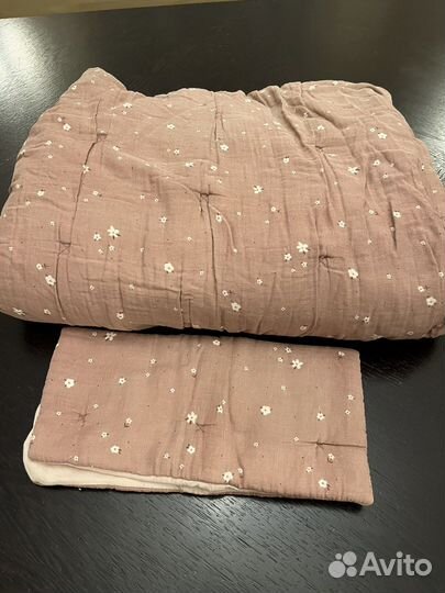 Zara home покрывало + чехол на подушку детские