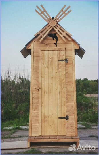 Уличный туалет домик с установкой LIZ