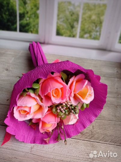 Букет цветов из мыла