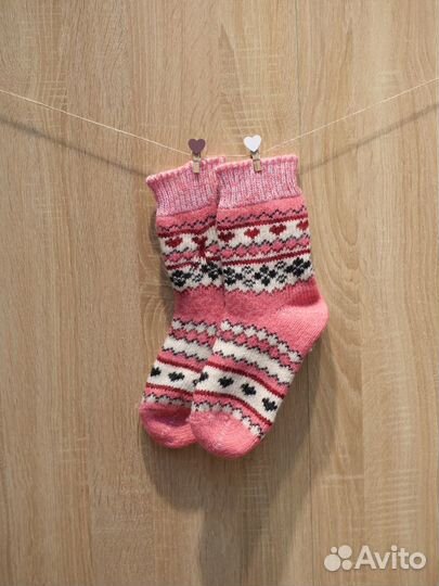 Носки вязаные работы