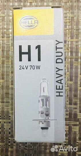 Лампа Hella H1/ 24v/ 70 w