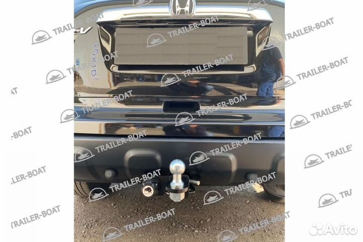 Фаркоп Honda C-RV 2006-2010 под квадрат с кронштейном и шаром, 30624
