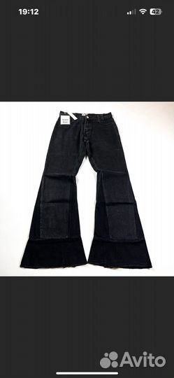 Клёш Джинсы Rick Owens Patch Flared