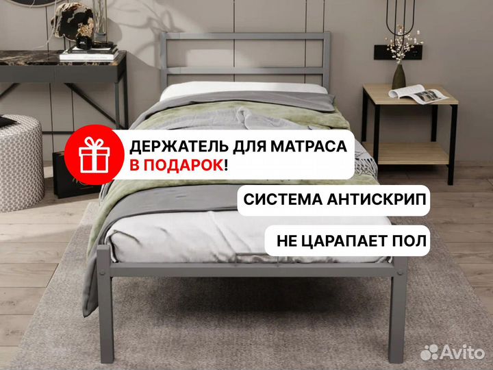 Кровать в стиле лофт