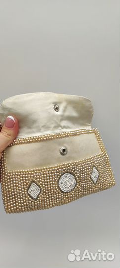 Сумочка клатч кошелек бисер вышивка, Европа нач