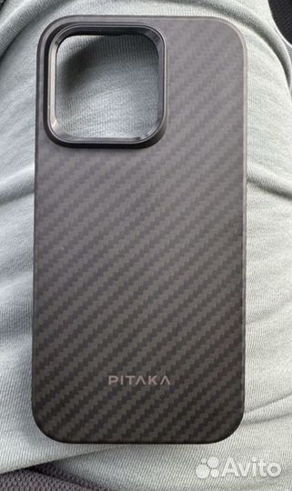Чехол pitaka iPhone 15 pro усиленный