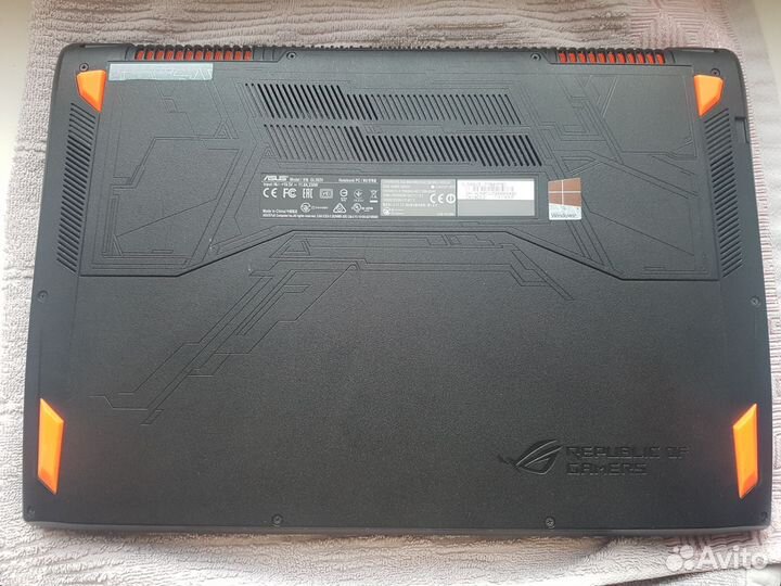 Мощный Asus ROG gl502vs I7700/ gtx1070/ 16gb ddr4