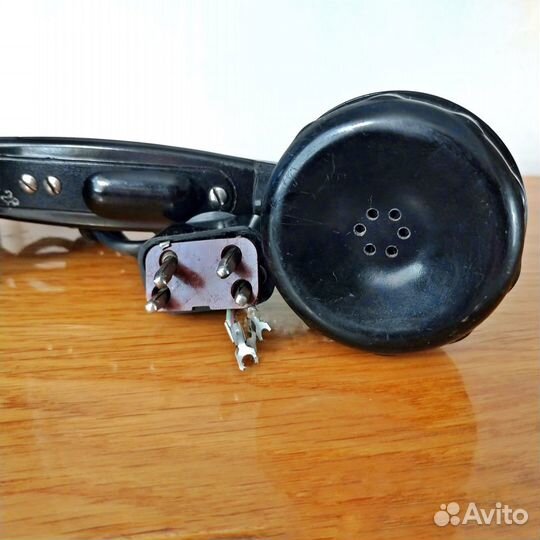 Трубка телефонная рации бакелитовая 1970 г